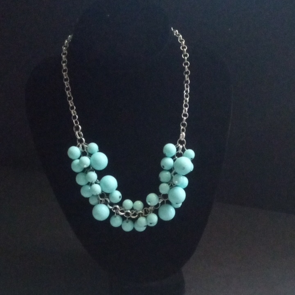 Paparazzi Turquoise Bubble Necklace 3pcs